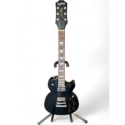Used 2022 Epiphone Les Paul Studio Ebony Solid Body Electric Guitar