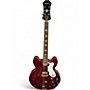 Used 2022 Epiphone Riviera Candy Apple Red Hollow Body Electric Guitar Candy Apple Red