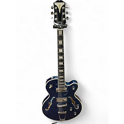 Used 2022 Epiphone Uptown Kat ES sapphire blue metallic Hollow Body Electric Guitar