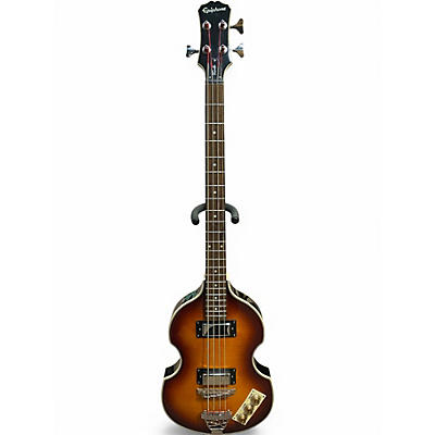 Used 2022 Epiphone Viola Vintage Sunburst Electric Bass Guitar