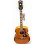 Used 2022 Epiphone inspired by j-200 Natural Acoustic Electric Guitar Natural