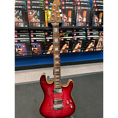 Ernie Ball Music Man Used 2022 Ernie Ball Music Man BALL FAMILY RESERVE SABRE TRANS PINK Solid Body Electric Guitar