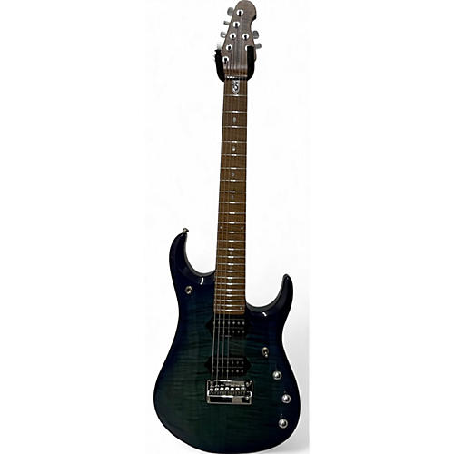 Ernie Ball Music Man Used 2022 Ernie Ball Music Man JP15 John Petrucci Signature Cerulean Blue Solid Body Electric Guitar Cerulean Blue