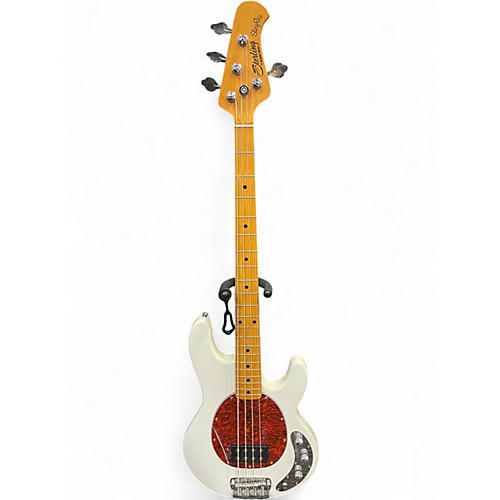 Used 2022 Ernie Ball Music Man Stingray Classic 4 String Alpine White Electric Bass Guitar Alpine White