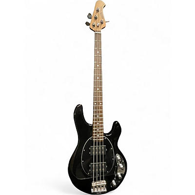 Used 2022 Ernie Ball Music Man Stingray SLO Special Black Electric Bass Guitar