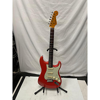 Fender Used 2022 Fender 1961 American Vintage II STRATOCASTER Fiesta Red Solid Body Electric Guitar