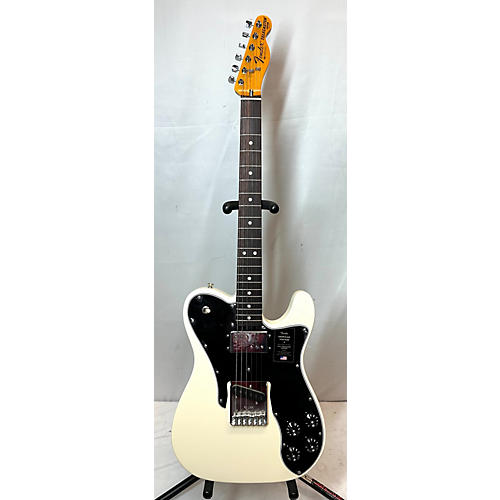 Fender Used 2022 Fender 1977 American Vintage Ii Telecaster Olympic White Solid Body Electric Guitar Olympic White