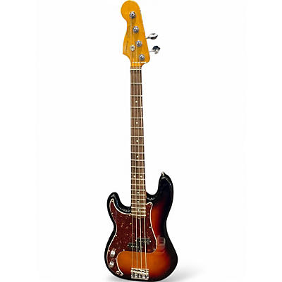 Used 2022 Fender AMERICAN PROFESSIONAL 2  Sunburst Electric Bass Guitar