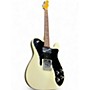 Used 2022 Fender AMERICAN VINTAGE 1977 TELECASTER DELUXE Olympic White Solid Body Electric Guitar Olympic White
