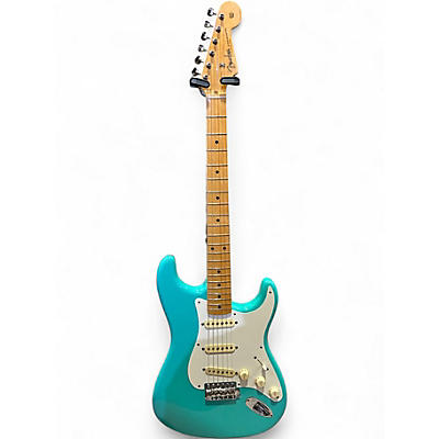 Used 2022 Fender AMERICAN VINTAGE II 57 Seafoam Green Solid Body Electric Guitar