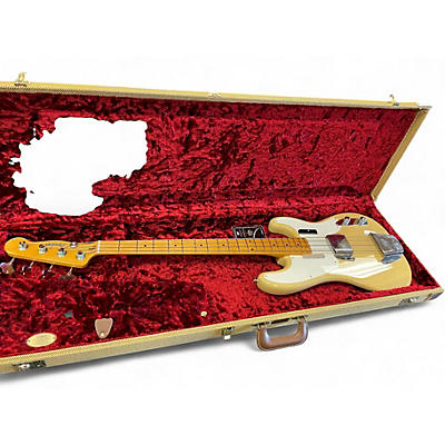 Used 2022 Fender AMERICAN VINTAGE II PRECISION BASS Butterscotch Blonde Electric Bass Guitar