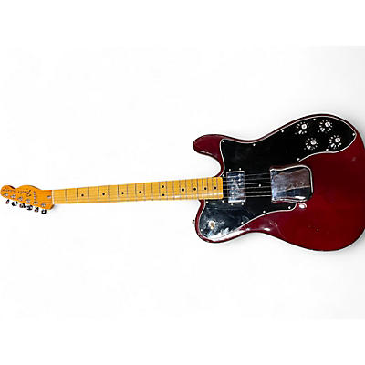 Used 2022 Fender AV II 77 TELE CUSTOM MN  Wine Solid Body Electric Guitar