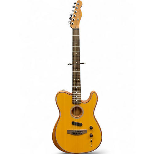 Used 2022 Fender Acoustasonic Player Telecaster Butterscotch Blonde Acoustic Electric Guitar Butterscotch Blonde