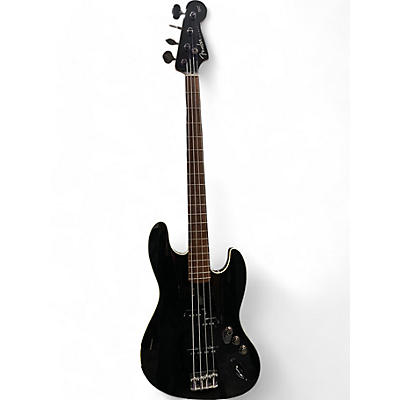 Fender Used 2022 Fender Aerodyne Jazz Bass Black Electric Bass Guitar