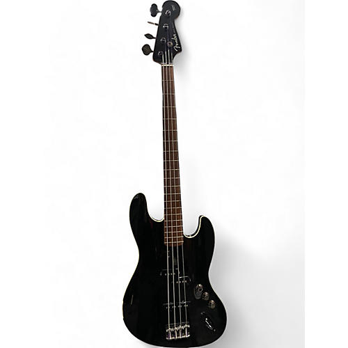 Fender Used 2022 Fender Aerodyne Jazz Bass Black Electric Bass Guitar Black