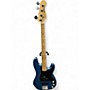 Used 2022 Fender American Performer Precision Bass Blue Electric Bass Guitar Blue