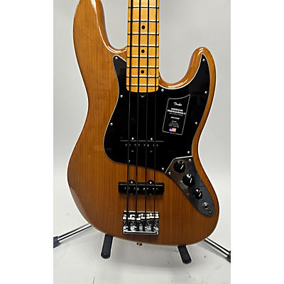 Fender Used 2022 Fender American Professional II Jazz Bass Natural Electric Bass Guitar