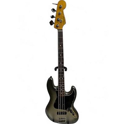 Used 2022 Fender American Professional II Jazz Bass mercury Electric Bass Guitar