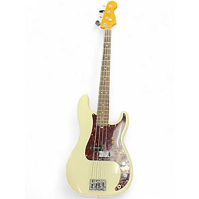 Used 2022 Fender American Professional II Precision Bass Olympic White Electric Bass Guitar