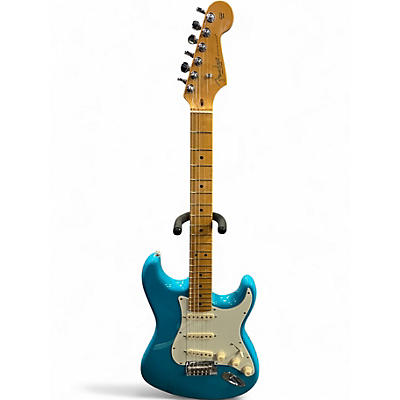 Used 2022 Fender American Professional II Stratocaster Miami Blue Solid Body Electric Guitar