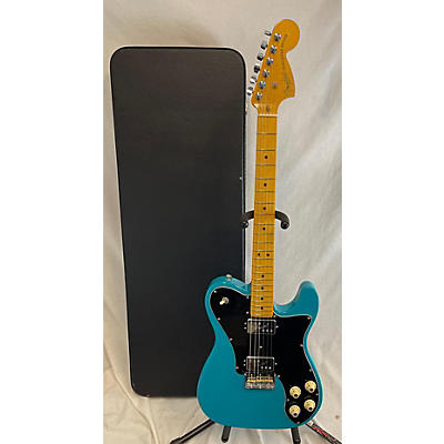 Fender Used 2022 Fender American Professional II Telecaster Deluxe Miami Blue Solid Body Electric Guitar