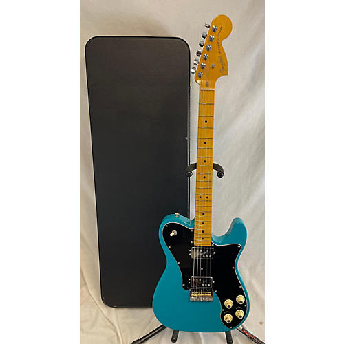 Fender Used 2022 Fender American Professional II Telecaster Deluxe Miami Blue Solid Body Electric Guitar Miami Blue