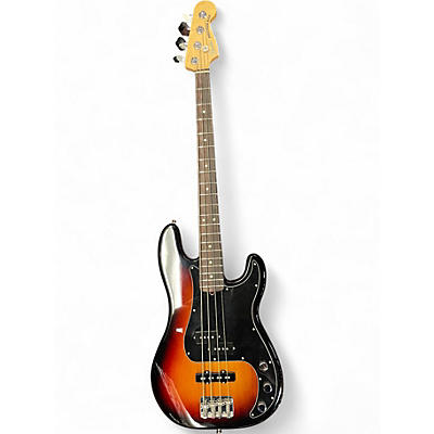 Used 2022 Fender American Professional Precision Bass 2 Tone Sunburst Electric Bass Guitar