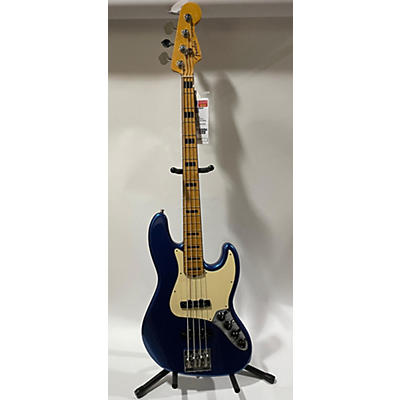 Fender Used 2022 Fender American Ultra Jazz Bass Blue Electric Bass Guitar