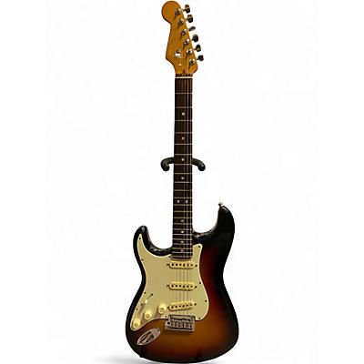 Used 2022 Fender American Ultra Stratocaster 3 Tone Sunburst Solid Body Electric Guitar