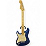 Used 2022 Fender American Ultra Stratocaster Left Handed Blue Electric Guitar Blue
