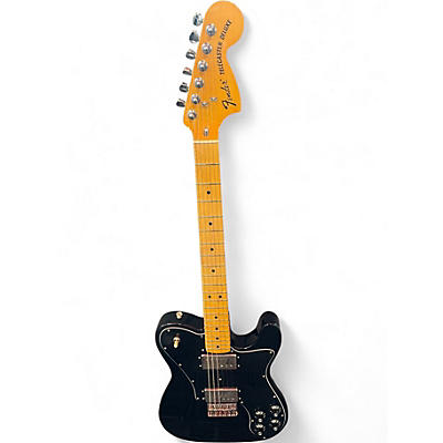 Used 2022 Fender American Vintage II 1975 Telecaster Black Solid Body Electric Guitar