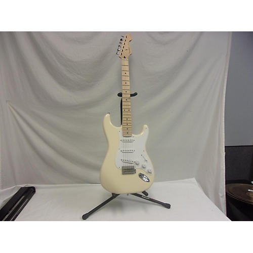 Fender Used 2022 Fender Artist Series Jimmie Vaughan Tex-Mex Stratocaster Olympic White Solid Body Electric Guitar Olympic White