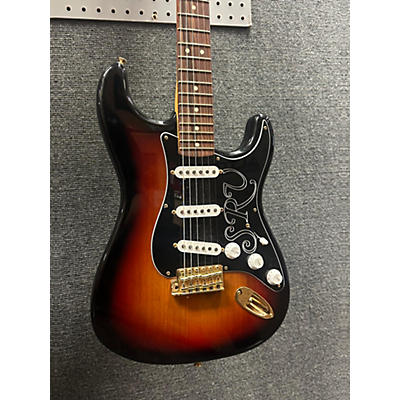 Fender Used 2022 Fender Artist Series Stevie Ray Vaughan Stratocaster Tobacco Burst Solid Body Electric Guitar