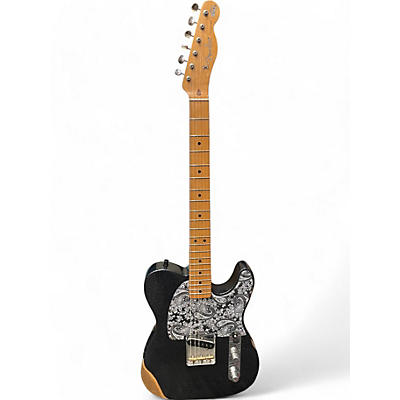 Fender Used 2022 Fender BRAD PAISLEY ESQUIRE BLACK SPARKLE Solid Body Electric Guitar