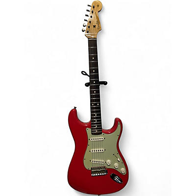 Used 2022 Fender CUSTOM SHOP LTD 62/63 STRAT JOURNEYMAN RELIC Fiesta Red Solid Body Electric Guitar