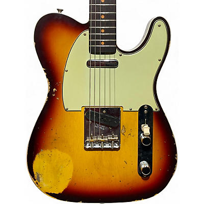 Fender Used 2022 Fender CUSTOM SHOP LTD HREL 60 TELECASTER 3 Color Sunburst Solid Body Electric Guitar