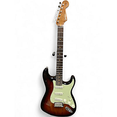 Used 2022 Fender CUSTOM SHOP SWEETWATER DEALER SELECT 60S JOURNEYMAN STRAT Tobacco Sunburst Solid Body Electric Guitar