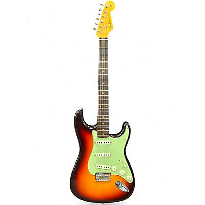 Used 2022 Fender Custom Shop 1959 Hard Tail Stratocaster  Chocolate 3 Color Sunburst Solid Body Electric Guitar