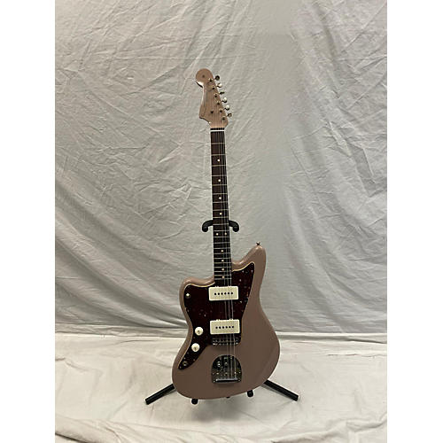 Fender Custom Shop Used 2022 Fender Custom Shop 1962 Jazzmaster Left Handed JRN Relic Dirty Aged Shell Pink Electric Guitar Dirty Aged Shell Pink