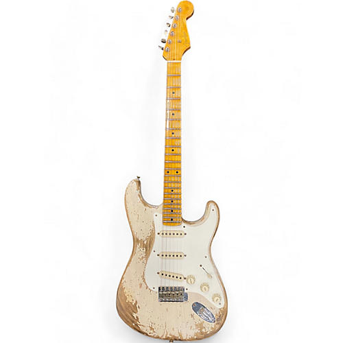Used 2022 Fender Custom Shop 57 Stratocaster SHRL White blonde Solid Body Electric Guitar White blonde