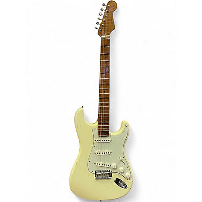 Used 2022 Fender Custom Shop SW Dealer Select Strat Journeyman Vintage White Solid Body Electric Guitar