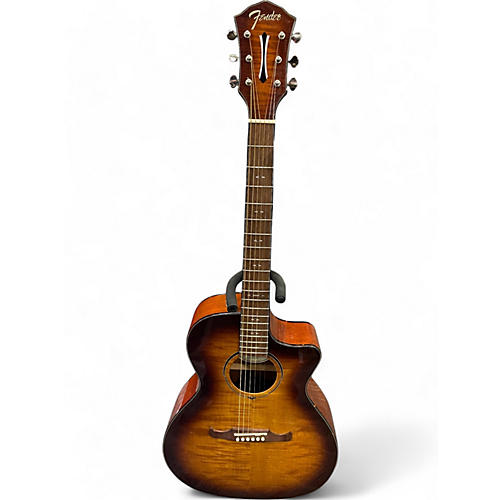 Fender Used 2022 Fender FA345CE Auditorium 3 Color Tea Burst Acoustic Electric Guitar 3 Color Tea Burst