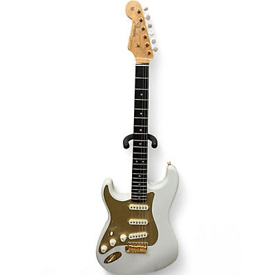Used 2022 Fender FENDER LEFT HANDED CUSTOM SHOP STRAT Vintage White Electric Guitar