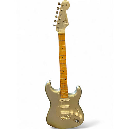 Used 2022 Fender H.E.R. Stratocaster Chrome Glow Solid Body Electric Guitar Chrome Glow