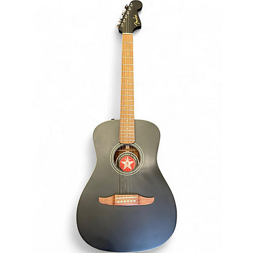 Used 2022 Fender JOE STRUMMER CAMPFIRE MATTE BLACK Acoustic Electric Guitar MATTE BLACK