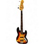 Used 2022 Fender Jaco Pastorius Signature Relic Jazz Bass Fretless Sunburst Electric Bass Guitar Sunburst