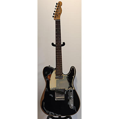 Fender Used 2022 Fender Joe Strummer Telecaster Black Over 3-Color Sunburst Solid Body Electric Guitar