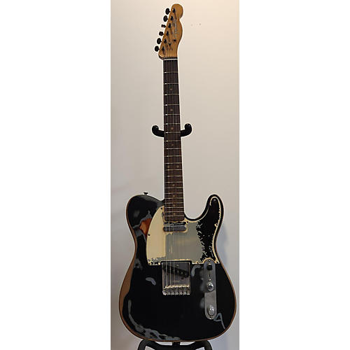 Fender Used 2022 Fender Joe Strummer Telecaster Black Over 3-Color Sunburst Solid Body Electric Guitar Black over 3-Color Sunburst