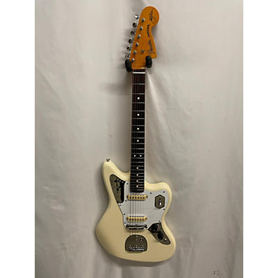 Fender Used 2022 Fender Johnny Marr Signature Jaguar Olympic White Solid Body Electric Guitar