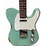 Used 2022 Fender LTD 61 Telecaster Relic Aged Daphne Blue Sparkle Solid Body Electric Guitar Aged Daphne Blue Sparkle